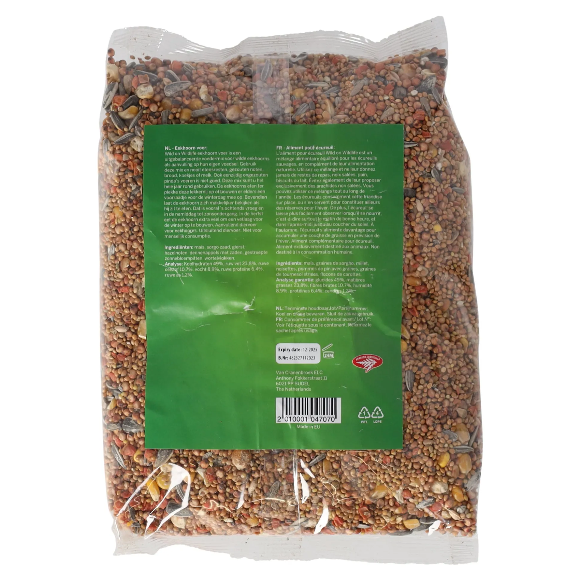 Eekhoornvoer 1kg