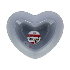 Eet en drinkpot hart blauw 400 ml