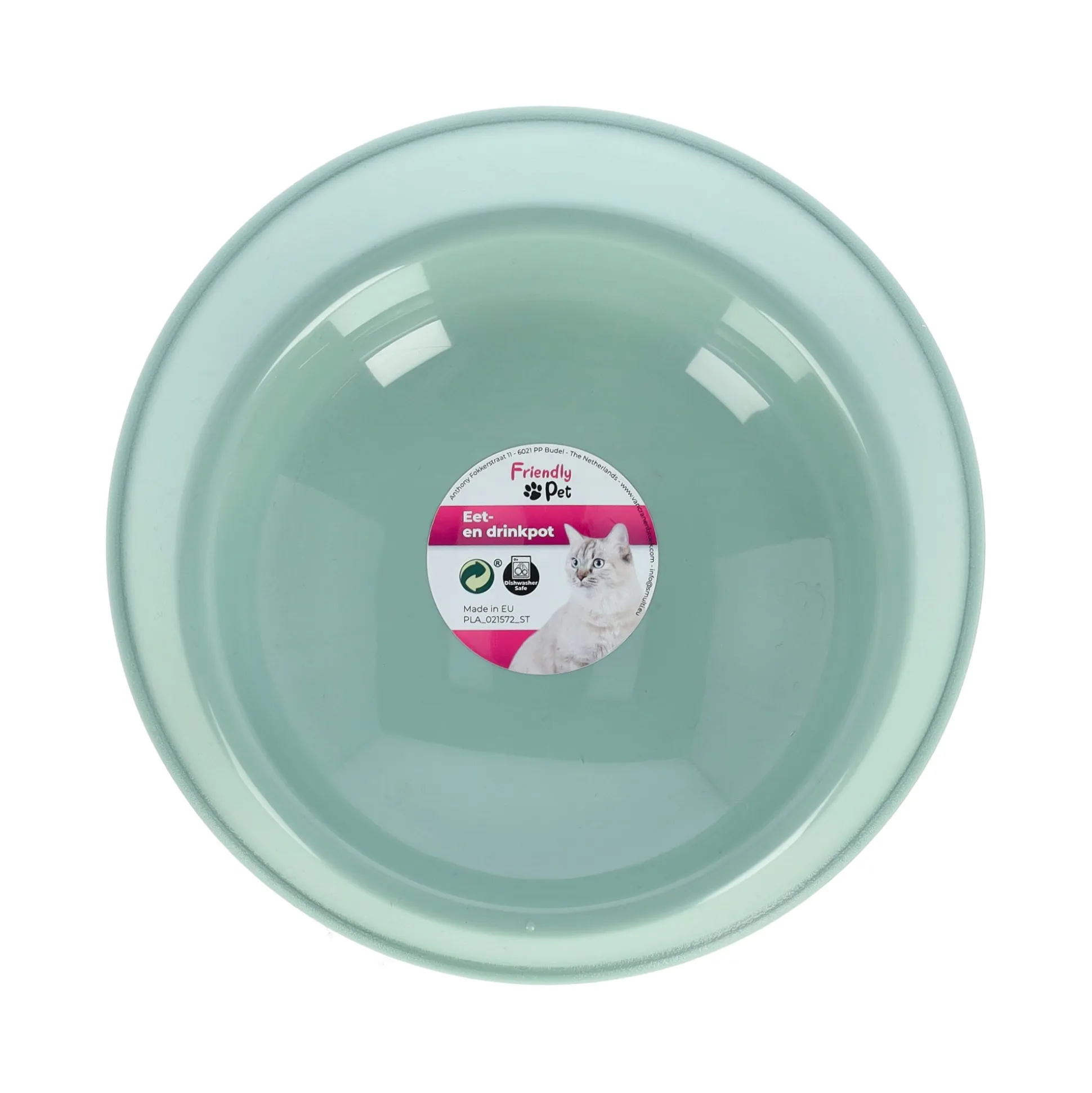 Eet- en drinkpot rond 250 ml groen