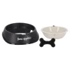 Eetpot hond Osto slow zwart 400ml