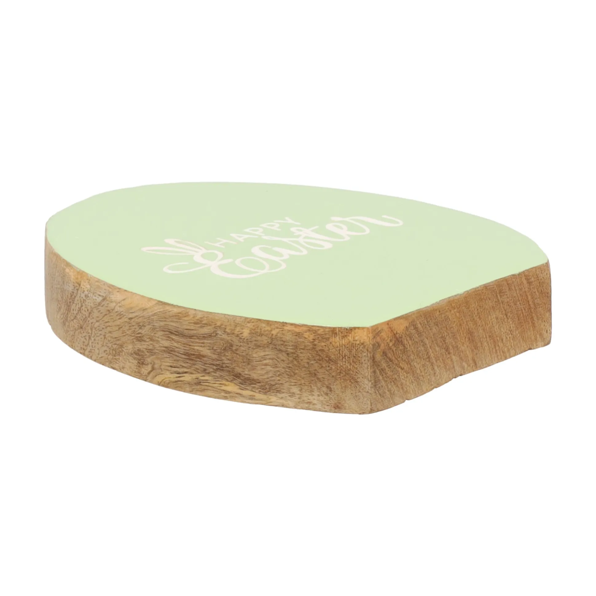Ei staand hout 15cm groen