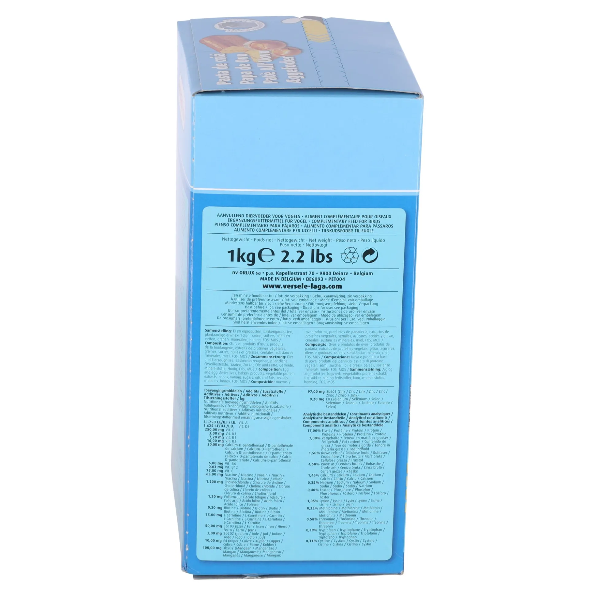 Eivoer dr kanarie 1kg Orlux