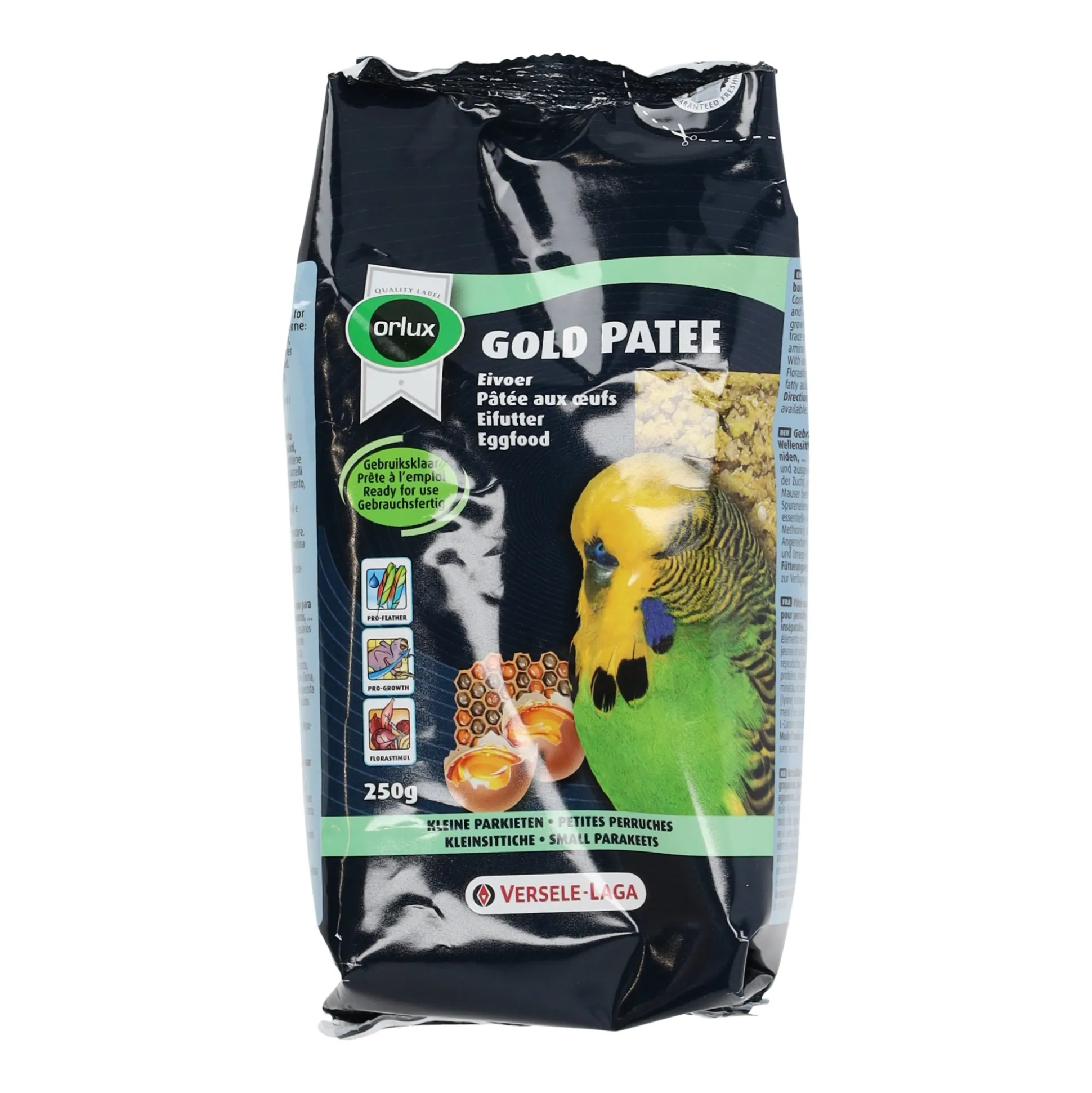 Eivoer nat parkiet gold 250 gram