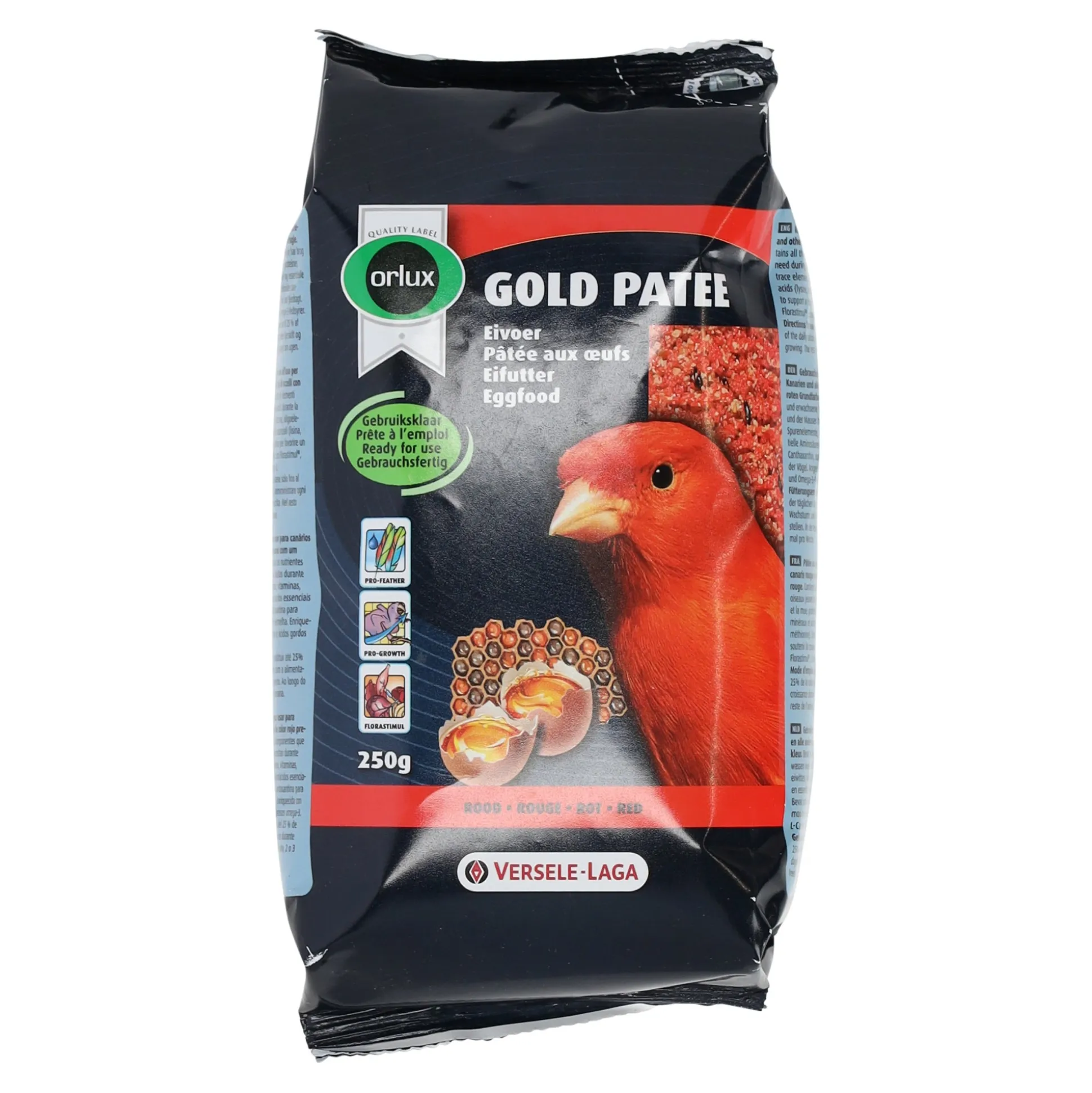 Eivoer nat rood gold 250 gr