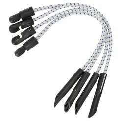 Elastiek + haak 28cm dekzeil 4st