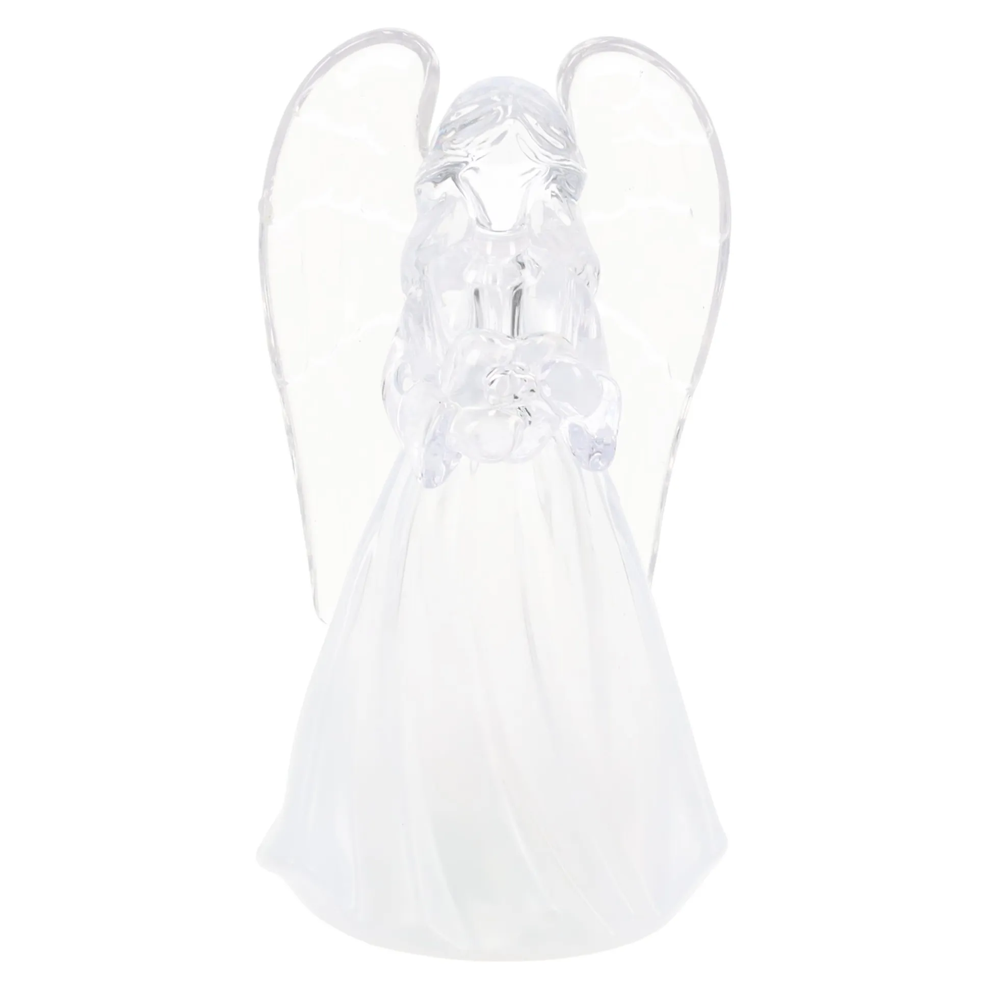 Engel kerst 11cm LED-ww