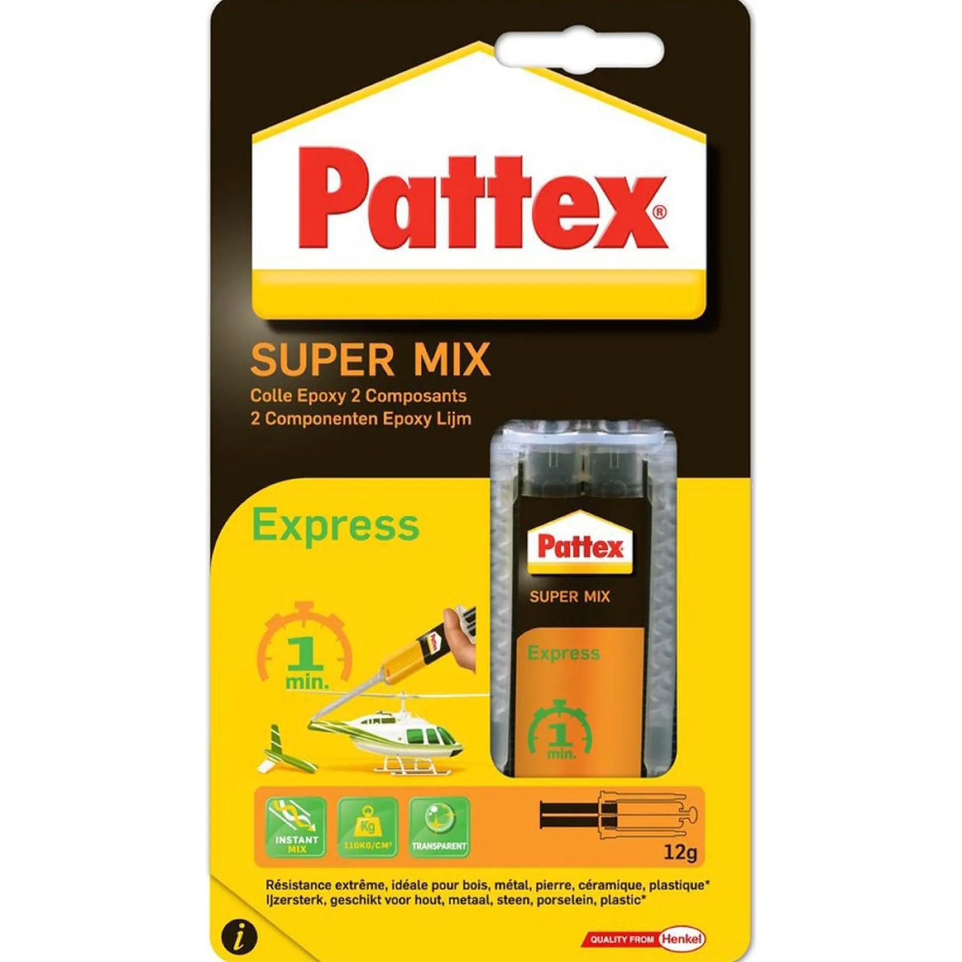 Epoxylijm super expres 11ml Pattex