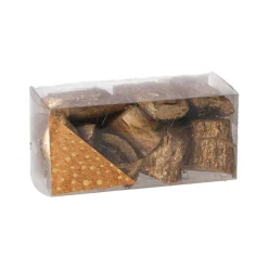 Exotische mix natuur goud 6 x 6 x 14 cm 6 assorti