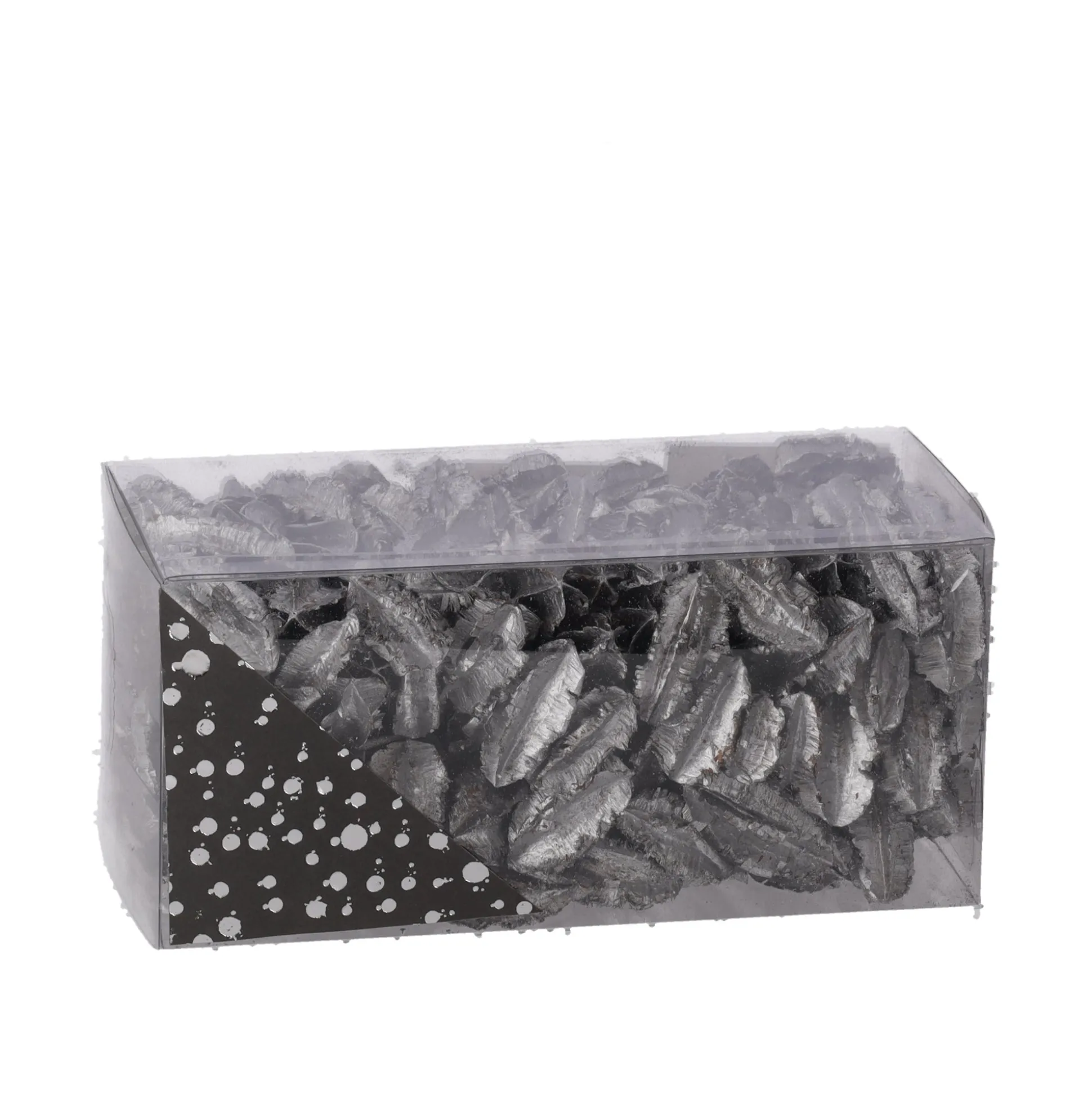 Exotische mix natuur zilver 6 x 6 x 14 cm 6 assorti