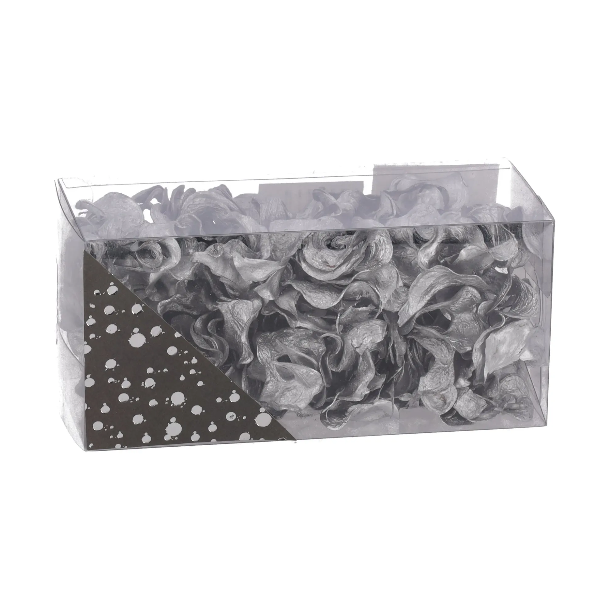 Exotische mix natuur zilver 6 x 6 x 14 cm 6 assorti