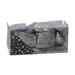 Exotische mix natuur zilver 6 x 6 x 14 cm 6 assorti