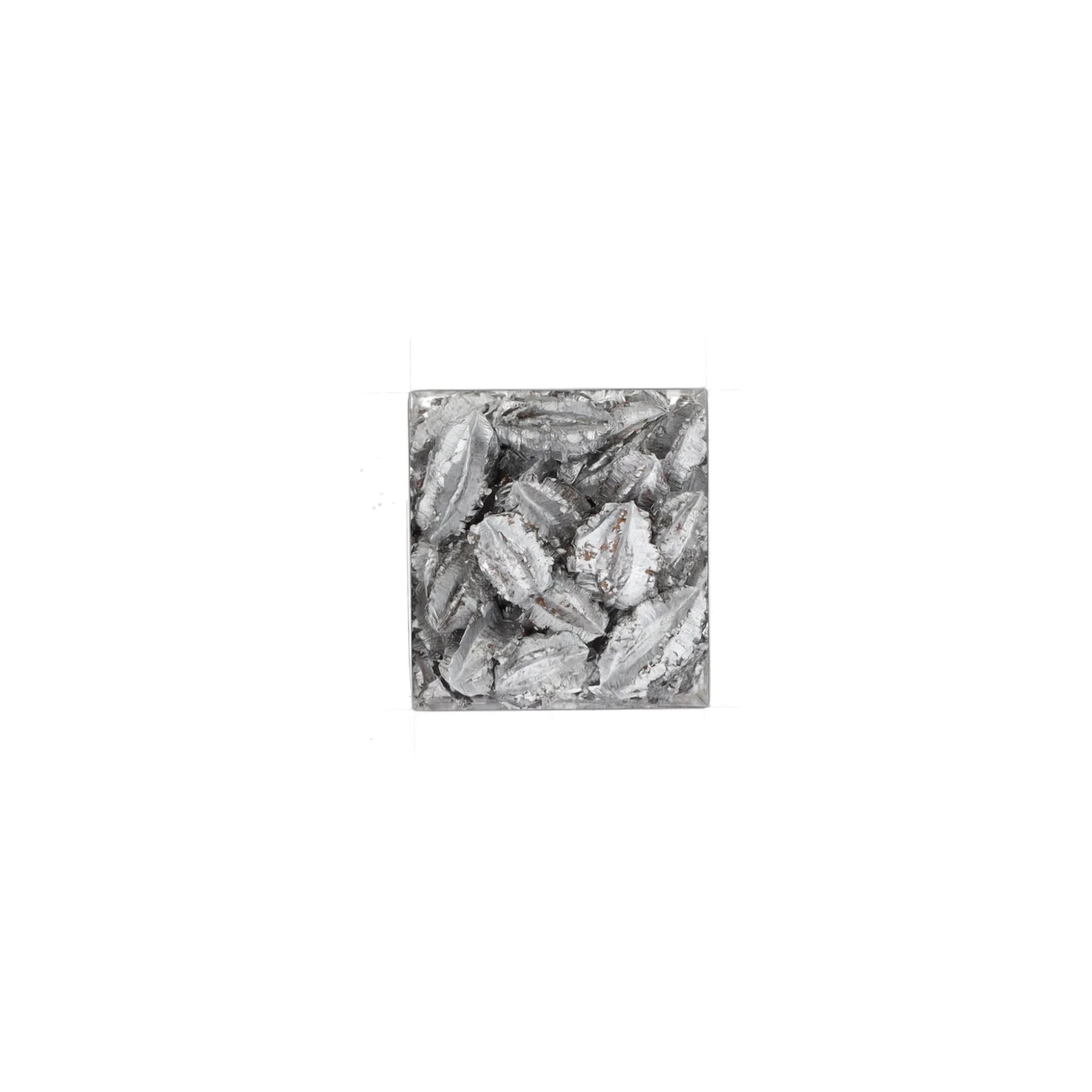 Exotische mix natuur zilver 6 x 6 x 14 cm 6 assorti