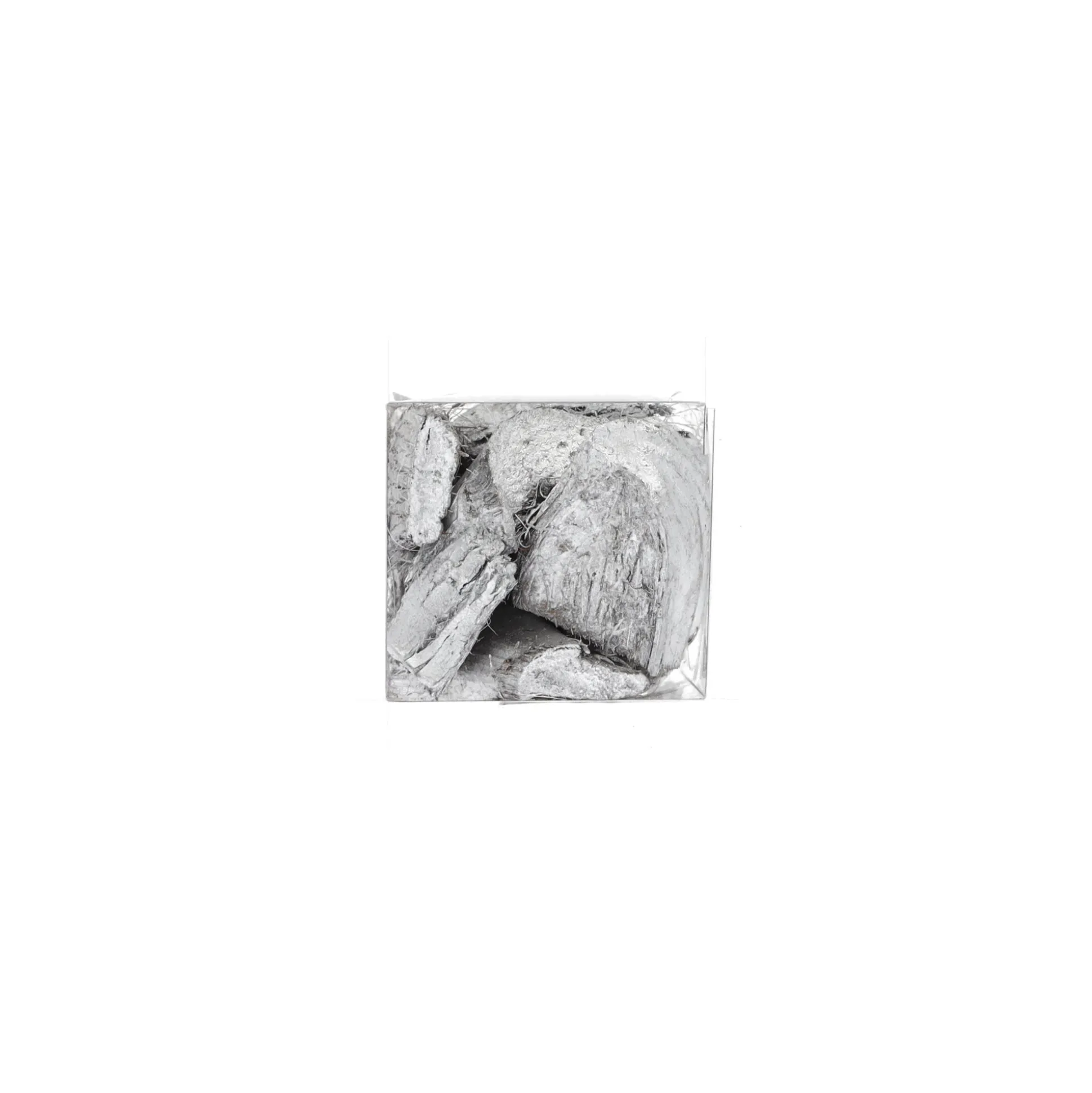 Exotische mix natuur zilver 6 x 6 x 14 cm 6 assorti