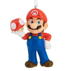 Famous character Mario with Mushroom Hallmark
