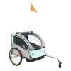 Fietskar Buggy kind taupe