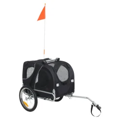 Fietskar trailer hond