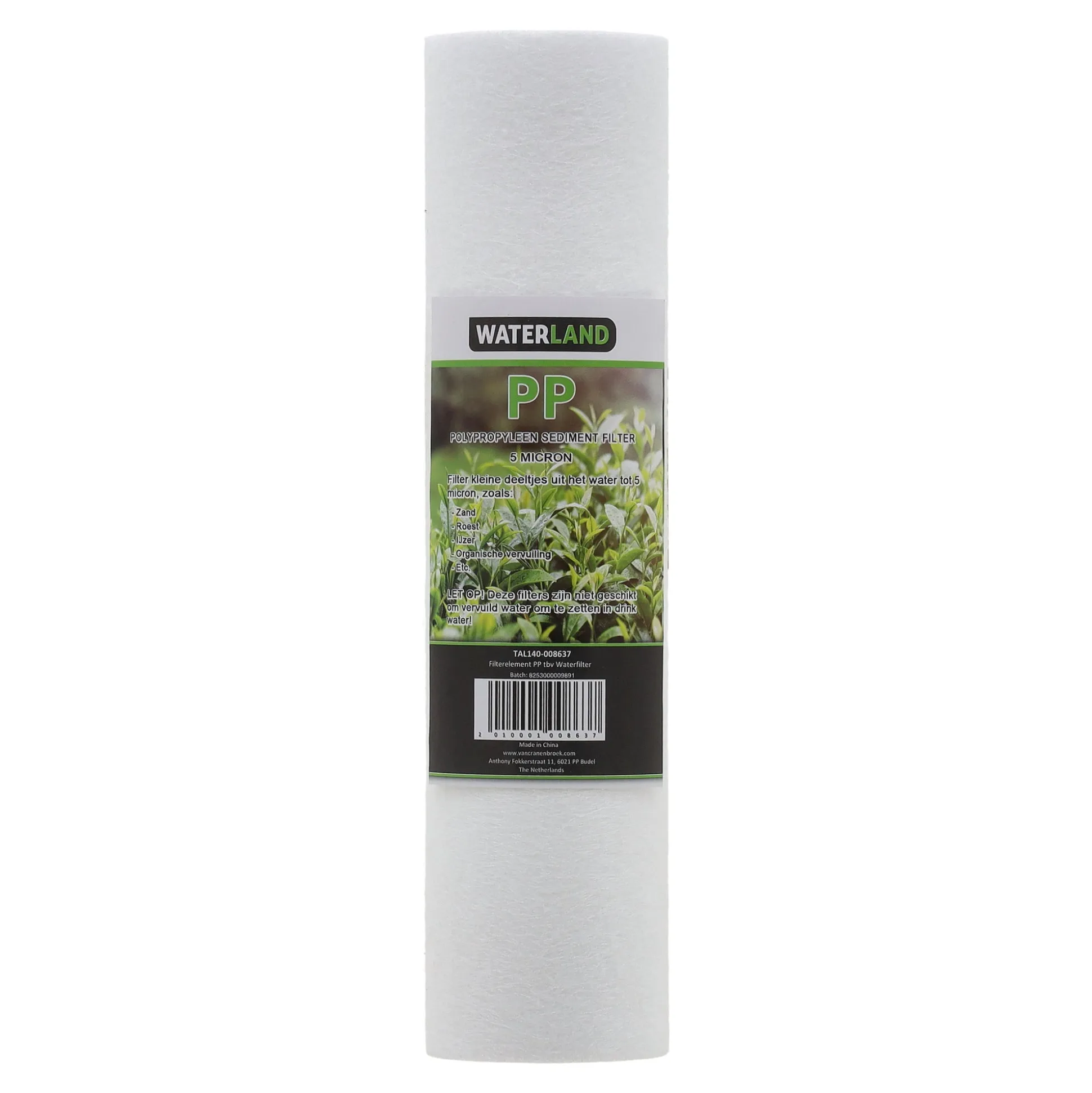 Filterelement PP tbv Waterfilter
