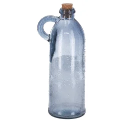Fles glas Sitia grijs 22 x 8 cm