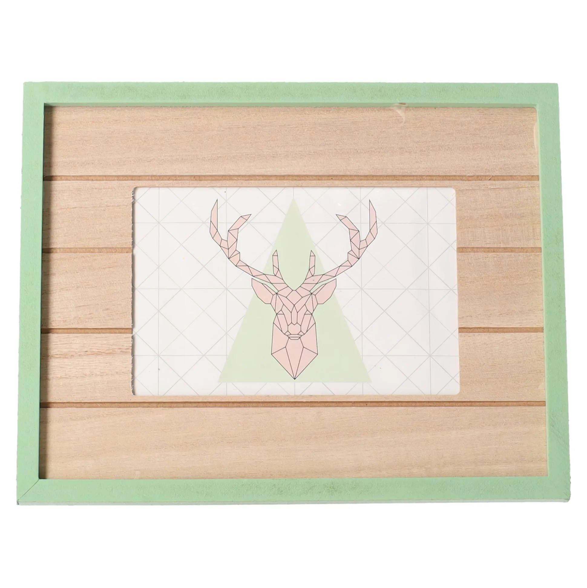 Fotokader hout mint groen