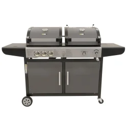 Gas- en houtskoolbarbecue New York