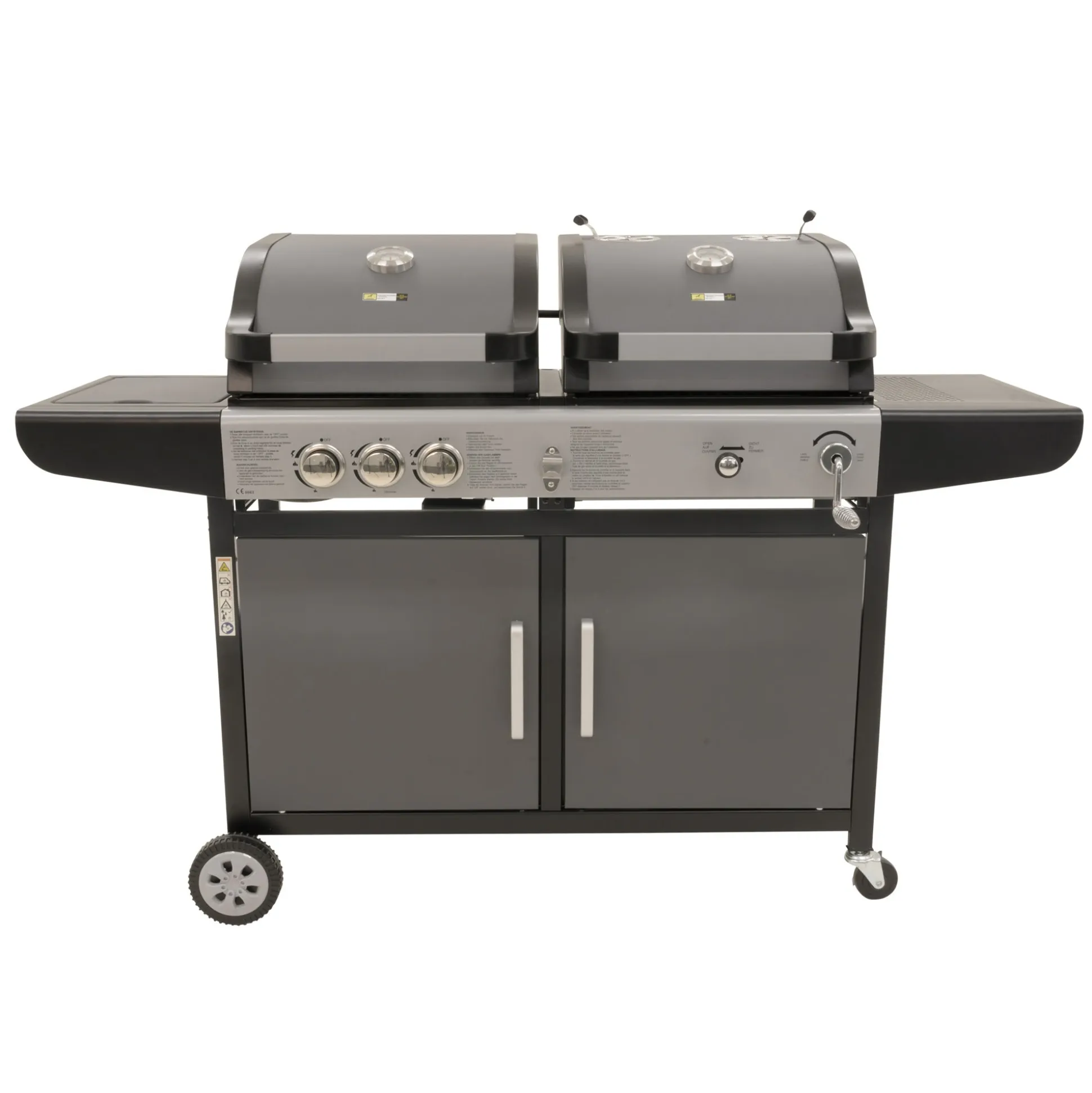 Gas- en houtskoolbarbecue New York