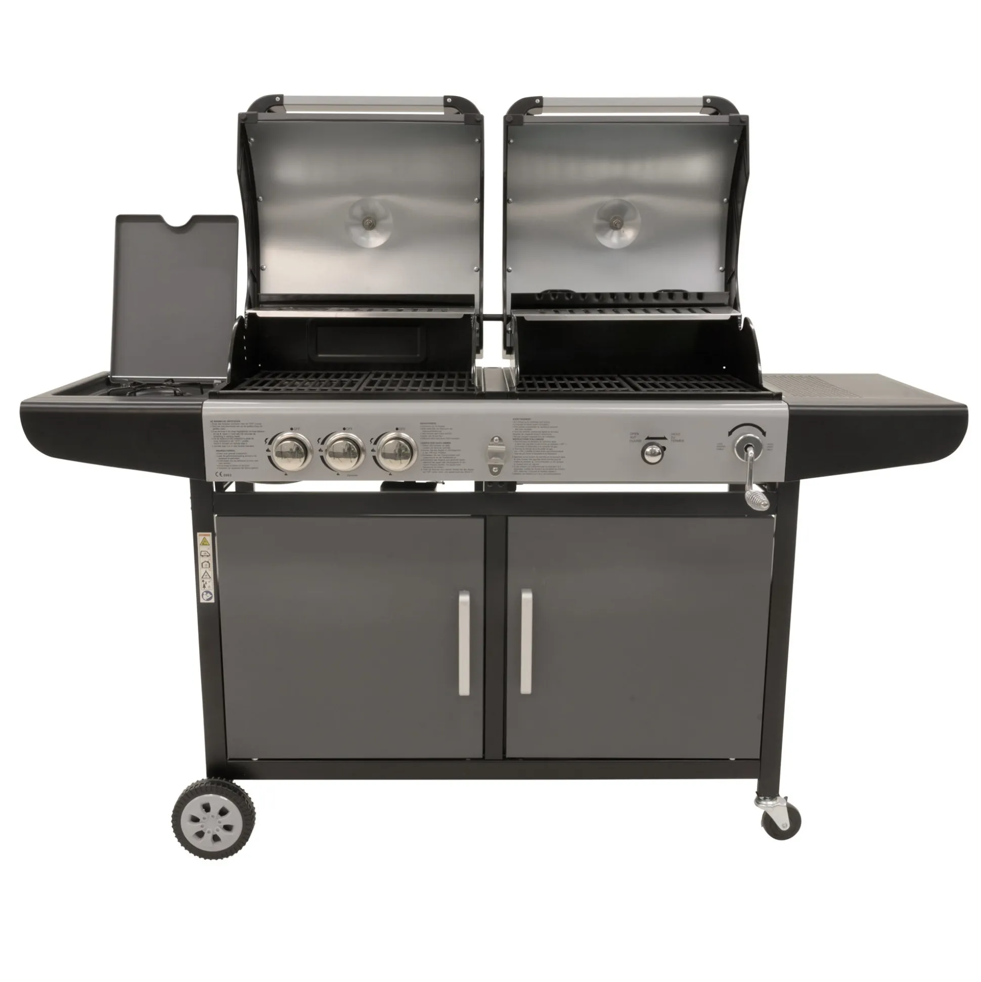 Gas- en houtskoolbarbecue New York