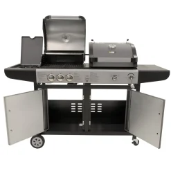 Gas- en houtskoolbarbecue New York