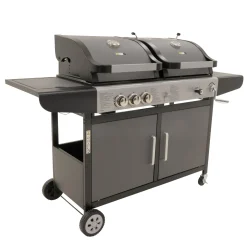 Gas- en houtskoolbarbecue New York
