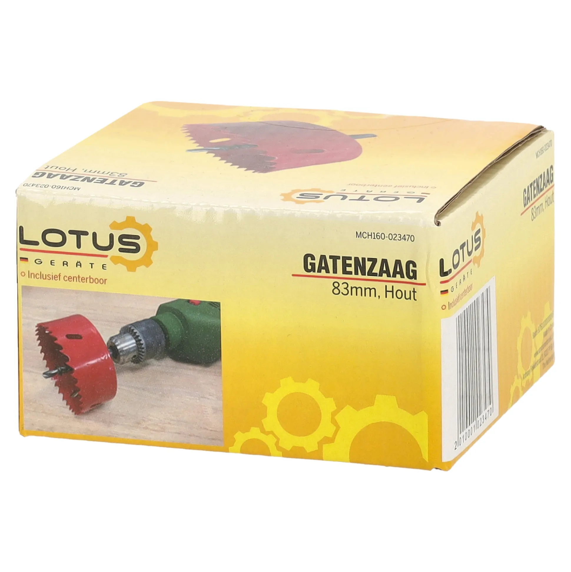 Gatenzaag 83mm hout Lotus