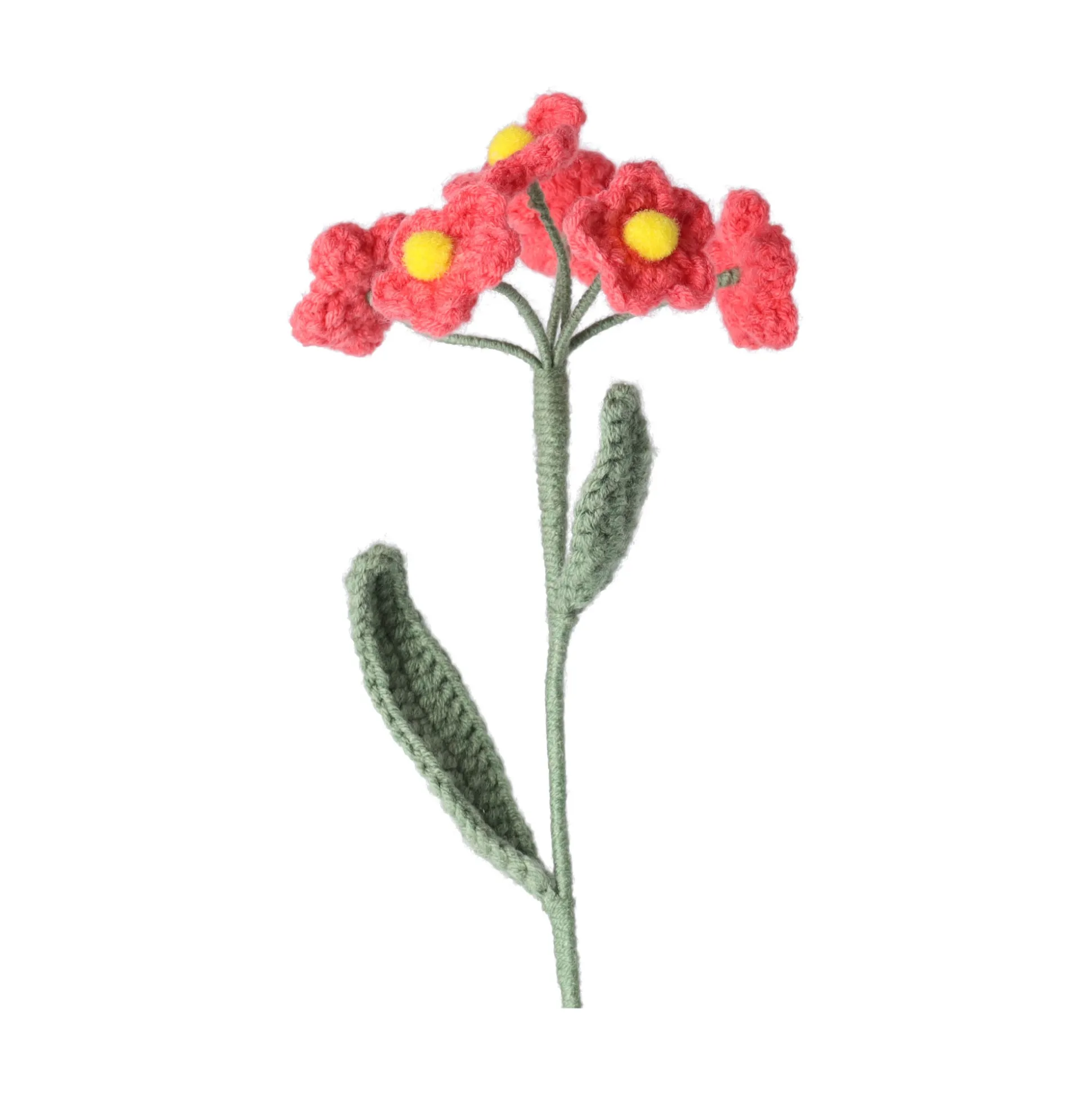 Gehaakte bloem 36 cm 4 assorti