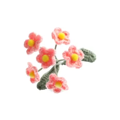 Gehaakte bloem 36 cm 4 assorti