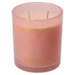 Geurkaars L Romance roze Countryfield