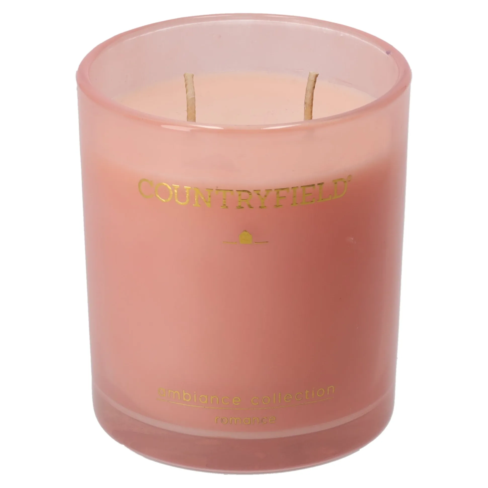 Geurkaars L Romance roze Countryfield