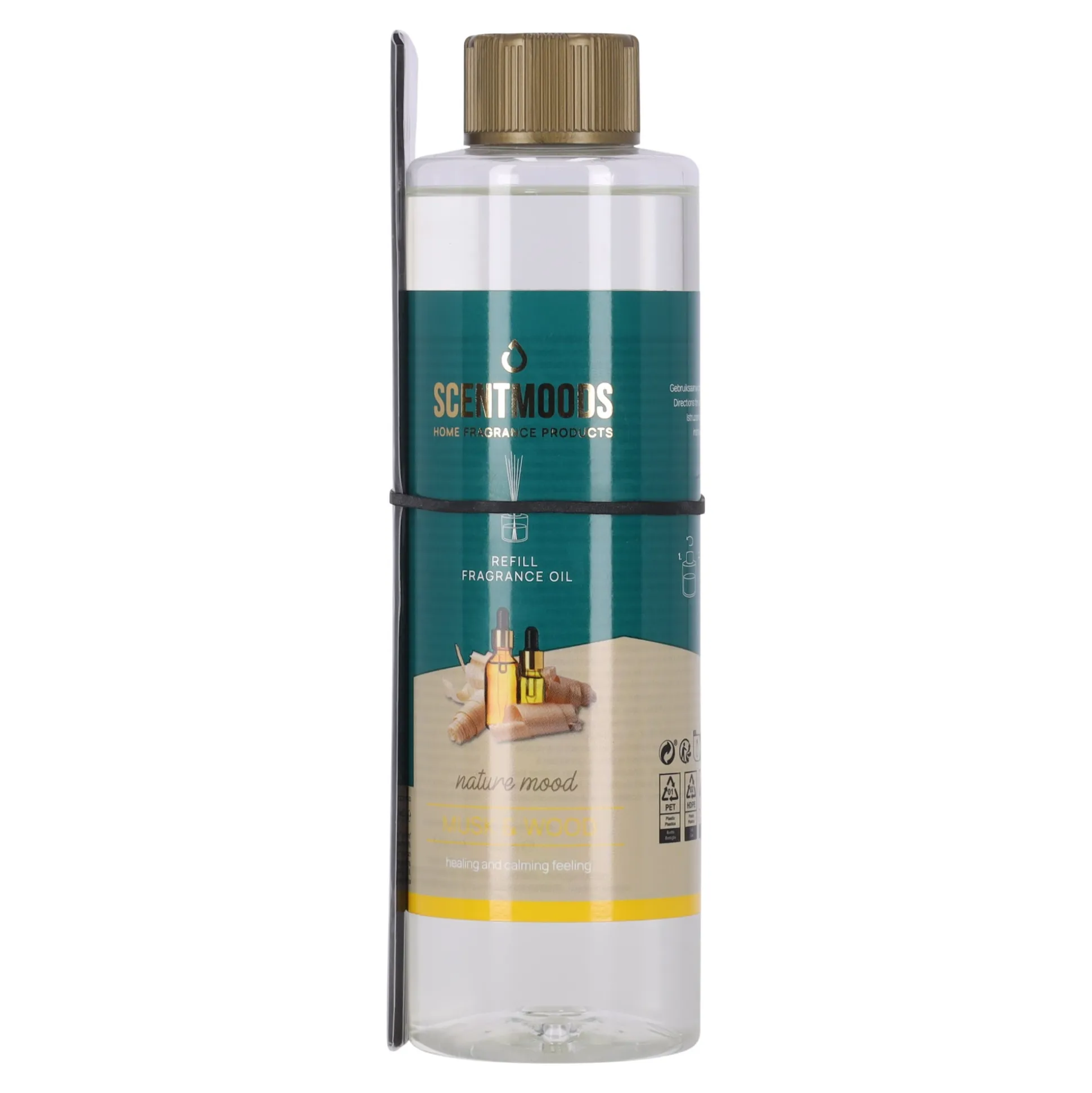 Geurstokjes refill musk wood 400ml ScentMoods