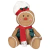 Gingerbread pop zittend 33cm