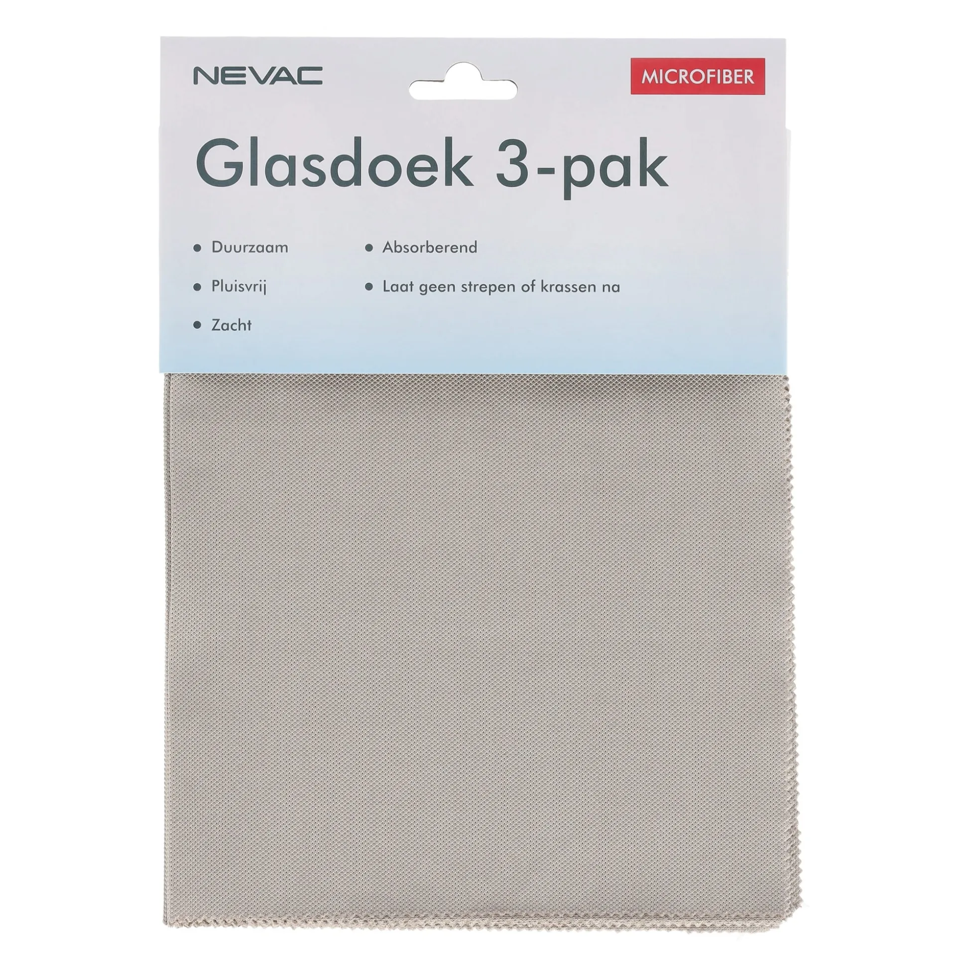 Glasdoek 3-delig 40 x 50 cm
