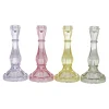 Glazen kandelaar 21 cm