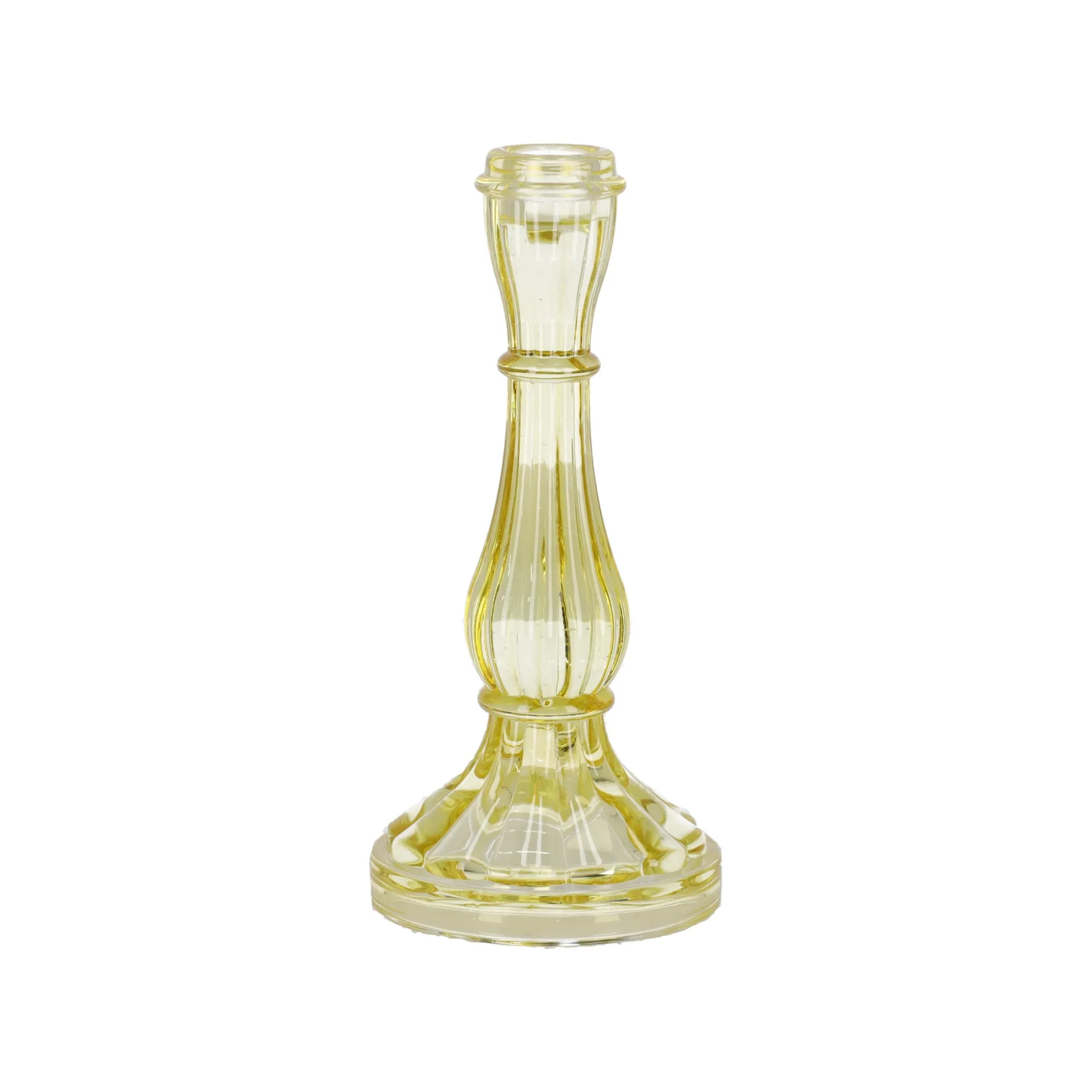 Glazen kandelaar 21 cm