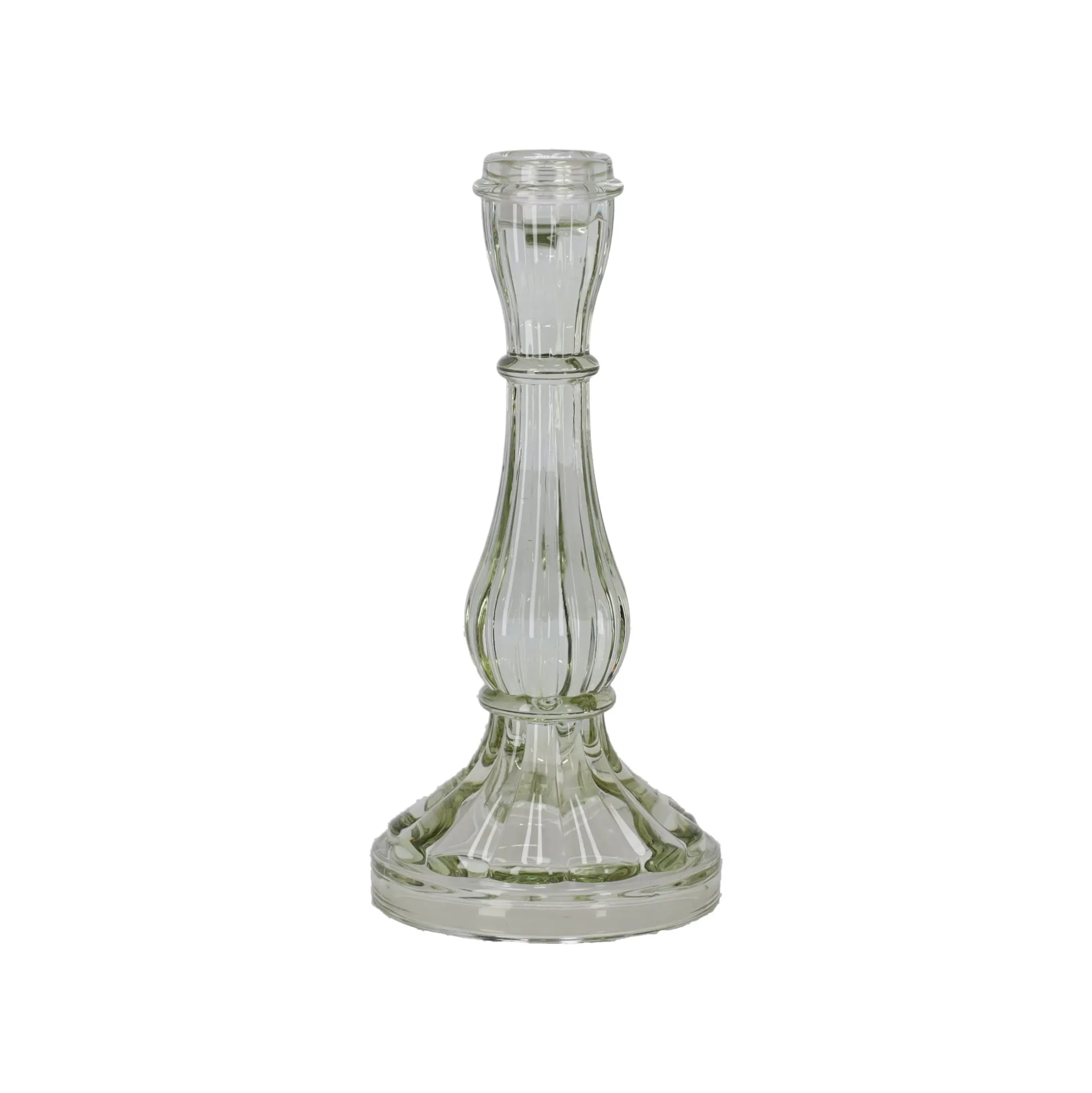 Glazen kandelaar 21 cm
