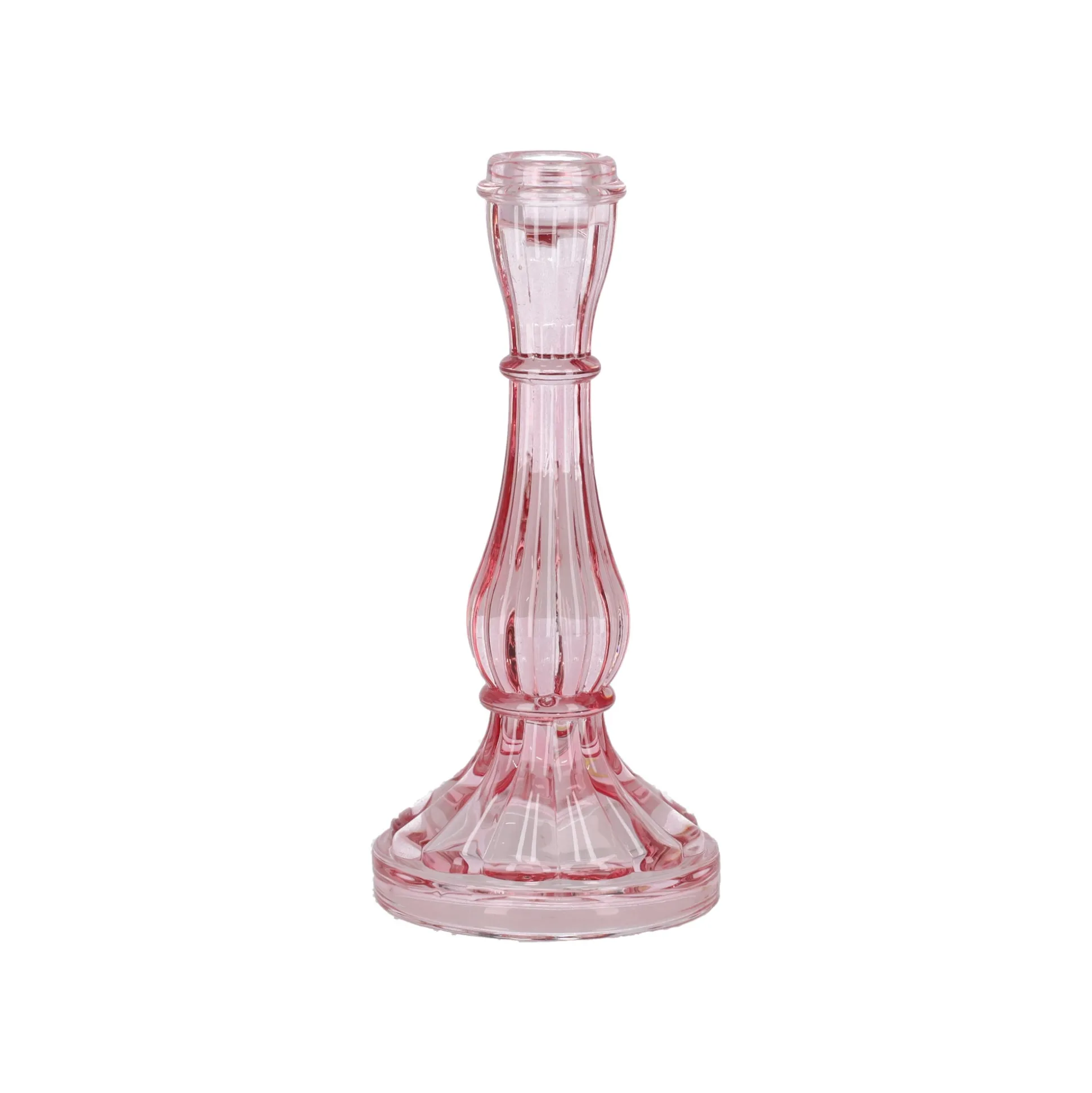 Glazen kandelaar 21 cm