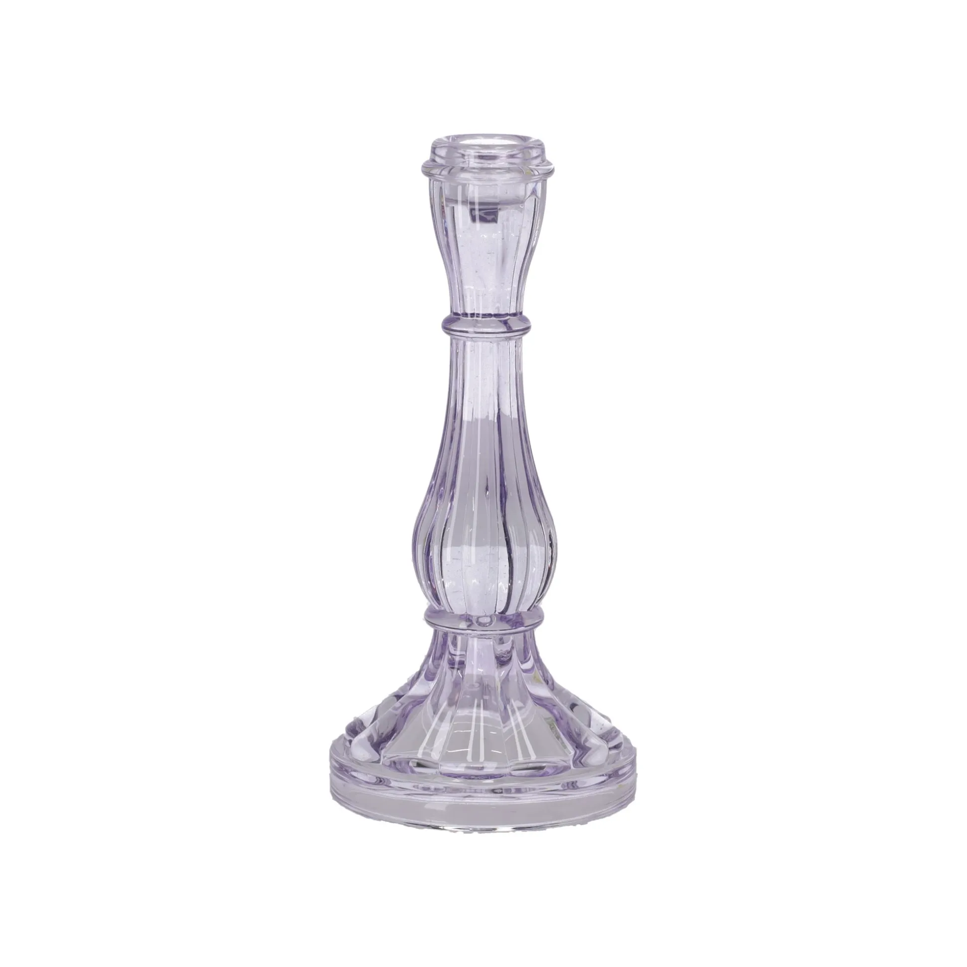 Glazen kandelaar 21 cm