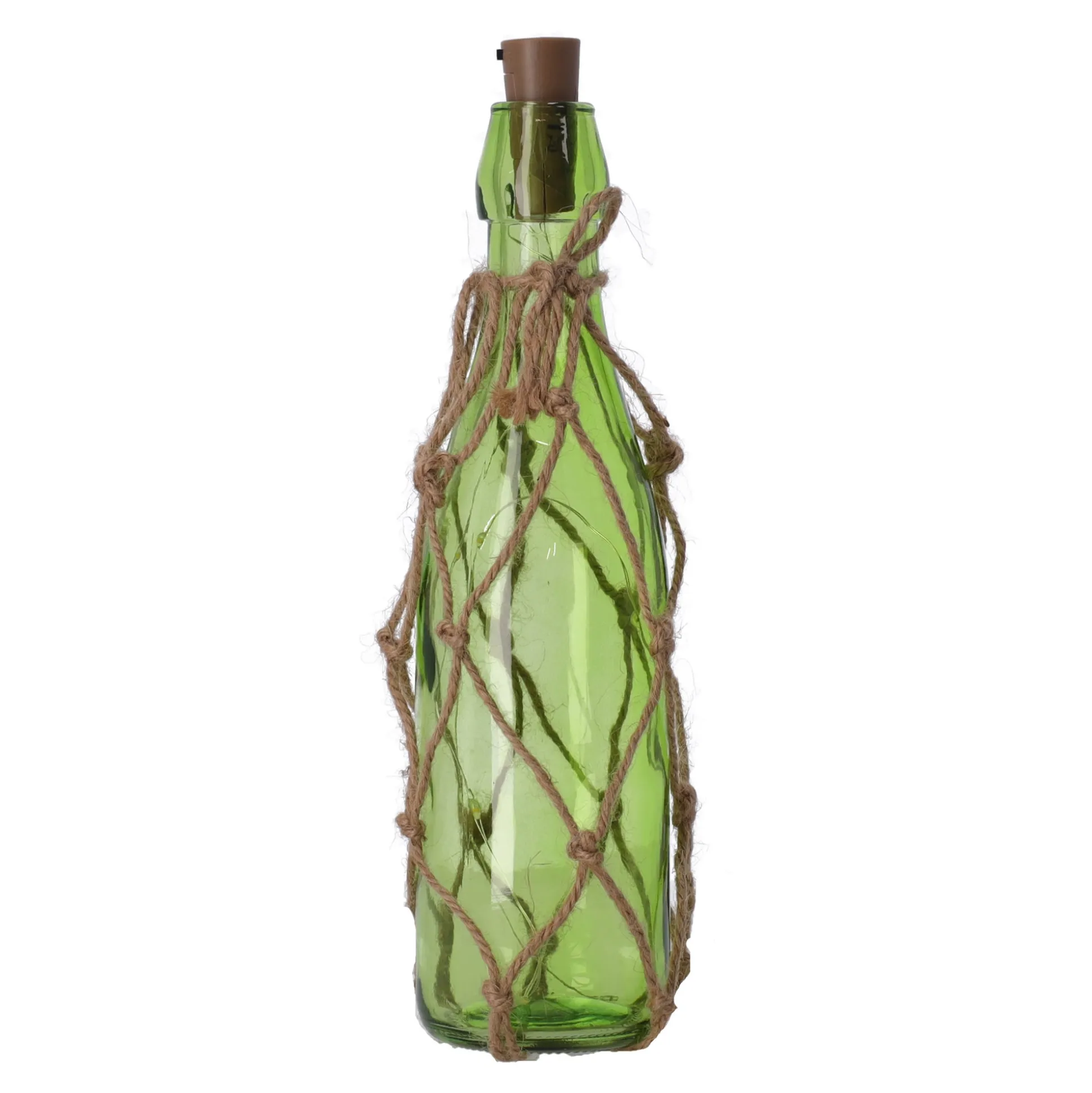Glazen LED-fles 28 cm