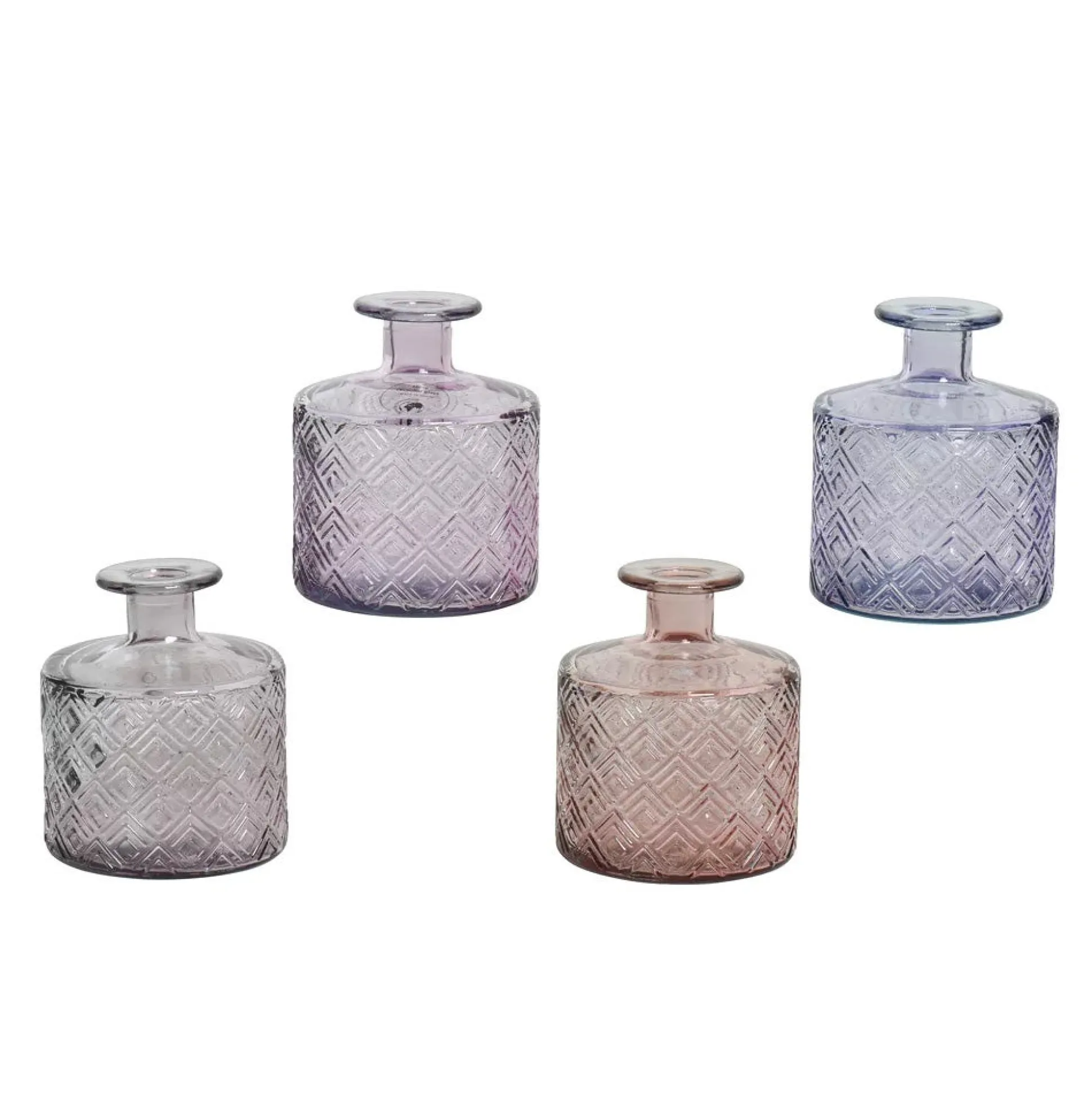 Glazen vaas recycle 12 cm