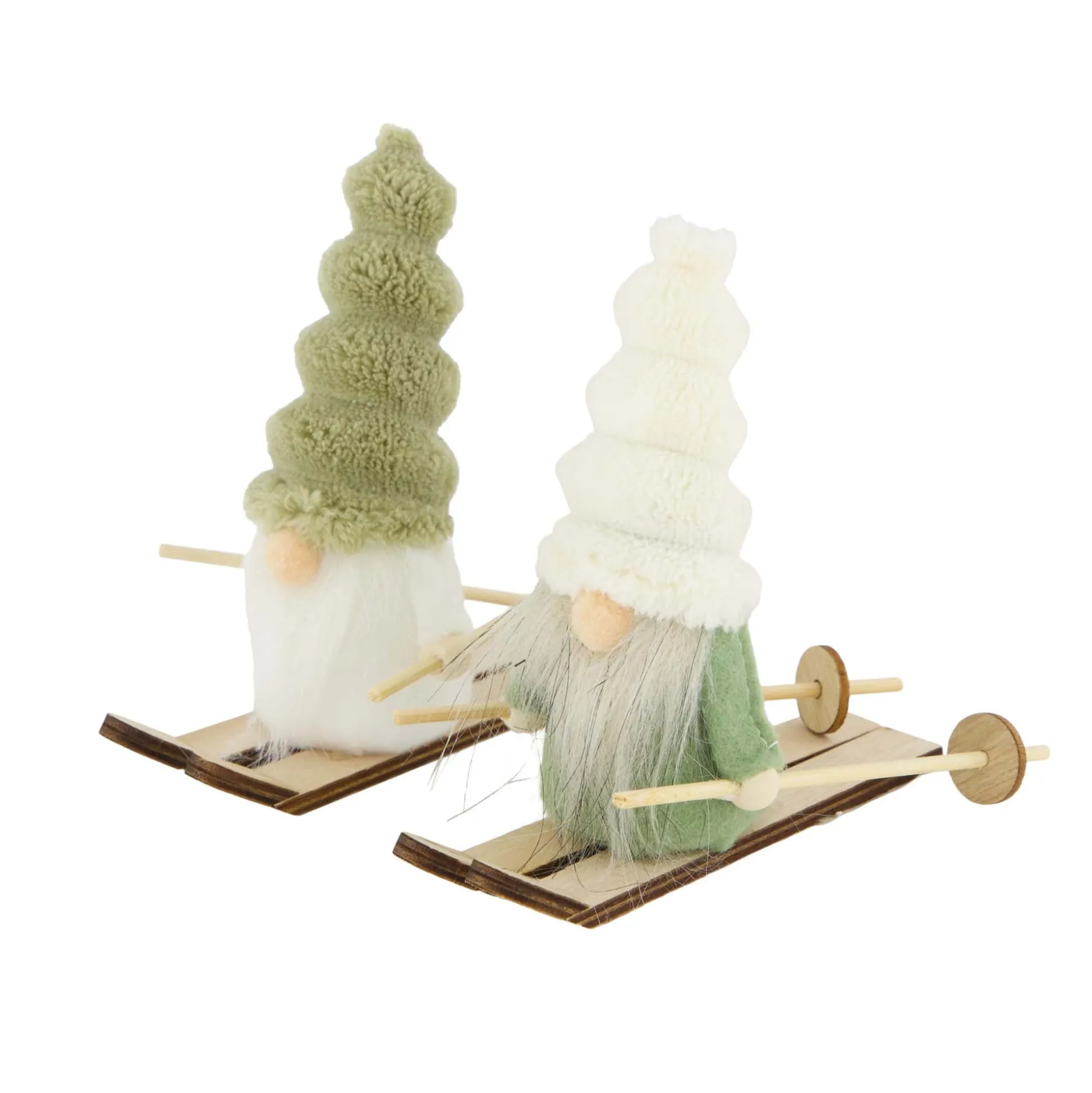 Gnome ski stof 15x4x13cm