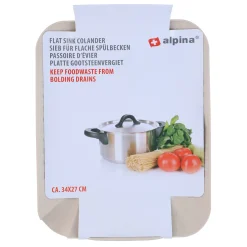 Gootsteenvergiet PP 34x27cm Alpina
