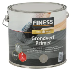 Grondverf grijs 2.5L Finess