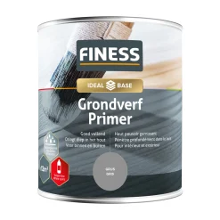 Grondverf grijs 750ml Finess