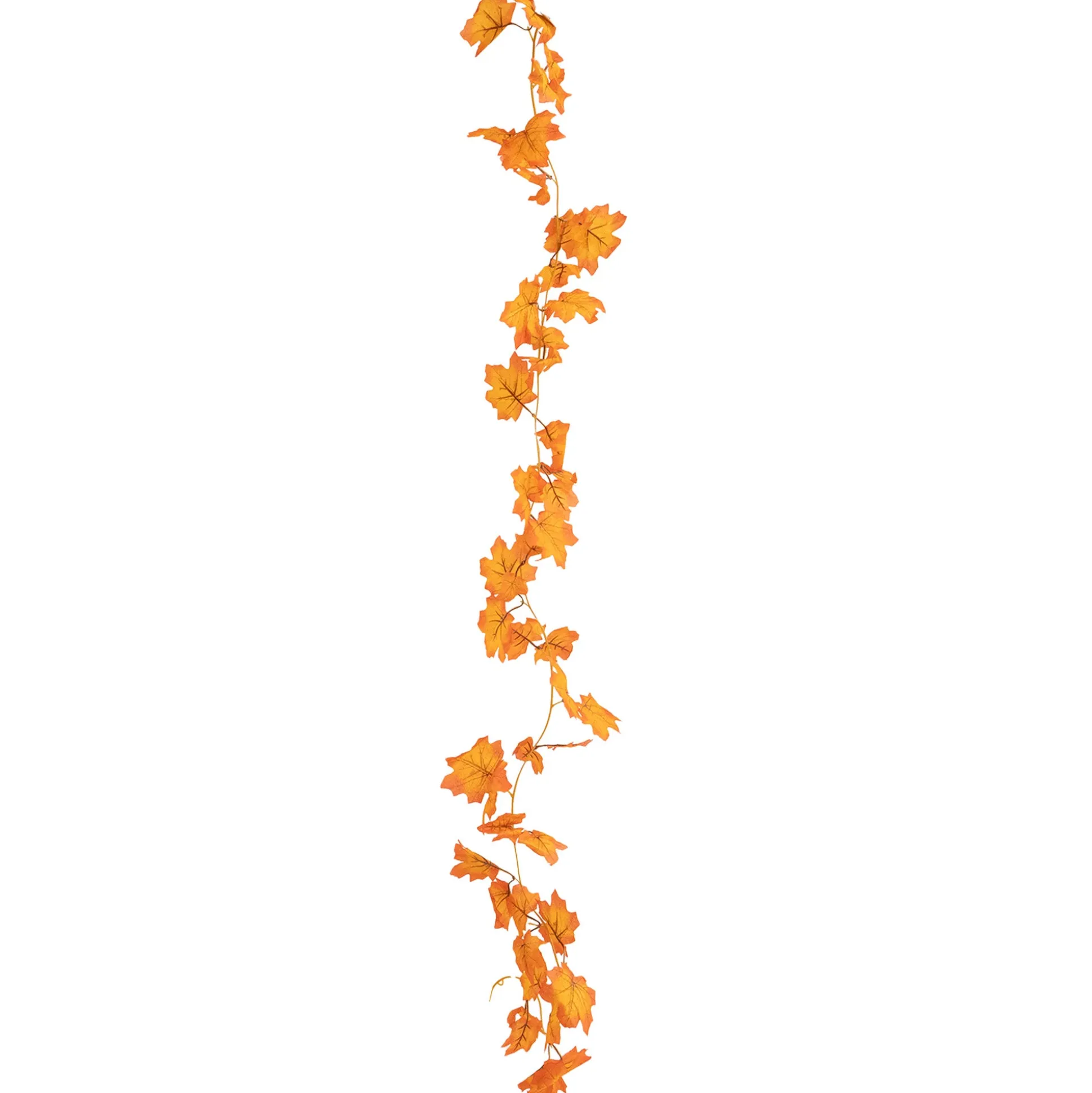 Guirlande blad maple oranje 175 cm