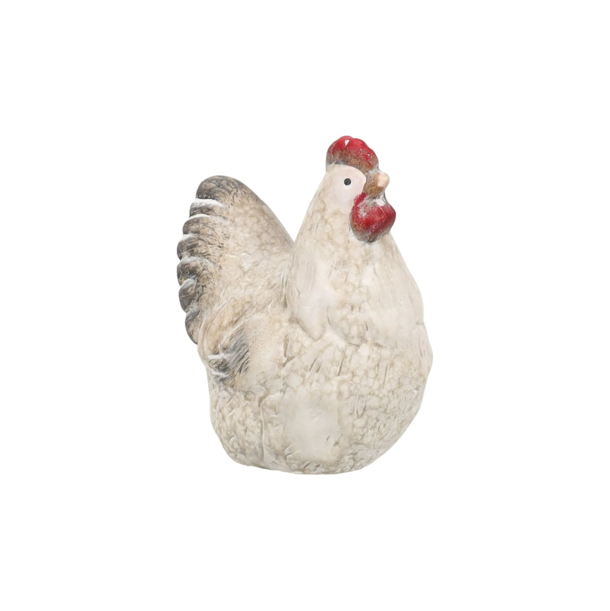 Haan hen bruin 12cm
