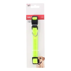 Halsband fluo geel 15mm 25-40cm FP